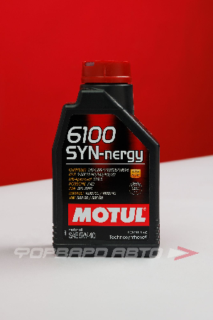 Масло моторное 5W40 1л, SYN-nergy 6100 A3/B4 SN MOTUL 111689