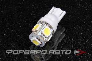 Лампа светодиодная 24V T10 5SMD белая Китай 