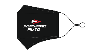 Маска для лица защитная "FORWARD AUTO", двухслойная, многоразовая, с клапаном FSK 