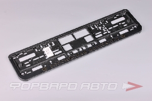 Накладка под номер "Российская Федерация" (черный, золото) AVS RN-10