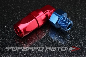 Купить Фитинг AN8 под шланг AN резьба 3/8", 90° AUTOBAHN88  Фитинг AN8 под шланг AN резьба 3/8", 90° AUTOBAHN88