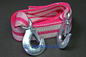 Трос буксировочный 5т, 5м (стропа + 2 крюка) MELCO 