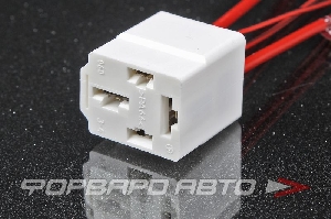 Разъем 4-х контактный реле серии 71.3747 (с проводами) CARGEN AX3407