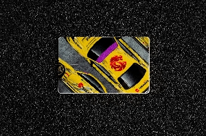 Стикер для банковской карты "TAKAYAMA FORWARD AUTO GOCHA" 2023  86*55мм CIAY 