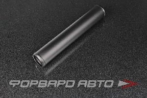 Патрубок алюминиевый 51 мм прямой черный AUTOBAHN88 