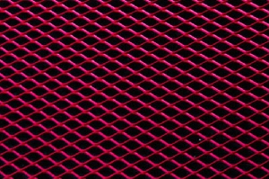 Сетка для бампера/радиатора DIAMOND 1200*200 мм, ромбик - 12 мм, красная PROSPORT RS-01326