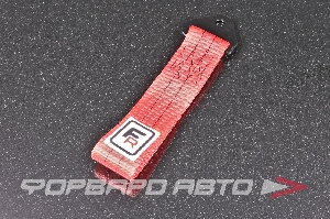 Петля буксировочная, 22 см, красная (7.5 тонн нагрузка) FORWARD RACING FU0023RD26