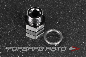 Фитинг заглушка ORB6 с резиновым кольцом, алюминий AB88 