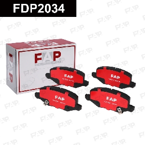 Колодки тормозные FAP FDP2034