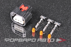 Разъем 3 way гидроусилителя CHRYSLER JEEP DODGE YESC.15-SKT1 6-8 AWG YESC.15-SL4 YAZAKI 7287-0955-30
