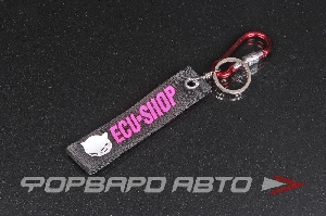 Брелок ECU-SHOP с карабином, текстильный  