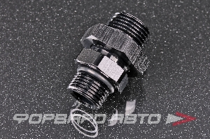 Фитинг соединительный ORB8 - ORB10 "папа" (male) , черный Swivel AB88 