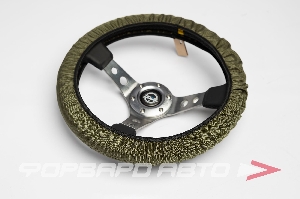 Накидка на руль (чехол на руль) открытого типа, хакки VAIS Racing VRCSWo-H