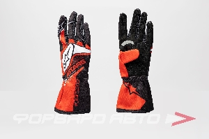 Перчатки для картинга TECH-1 K RACE S v2 CORPORATE (M, красный/черный) ALPINESTARS 