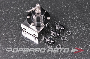 Регулятор давления топлива AN8 30-100PSI (2.0~7.0kg/cm), черный AB88 