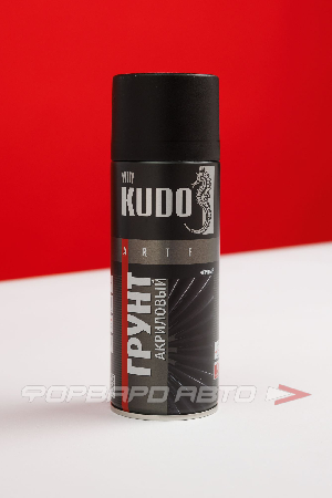 Грунт для черных и цветных металов акриловый черный 520мл/270гр KUDO KU-2103