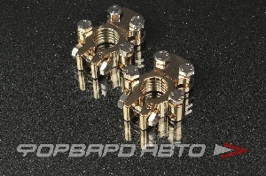 Клемма аккумуляторная "±" (латунь) 50х47х16мм HI-POWER CBT-0710A-G