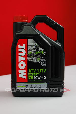 Масло моторное 10W40 4л, 4T ATV-UTV Expert SM/SL/SJ MA2 (п/с) MOTUL 112786