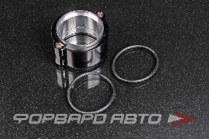 Хомут V-Band (HD Clamp) 51 мм (2") + 2 алюминиевых фланца, для впускных систем EPMAN EPKKA51-BK