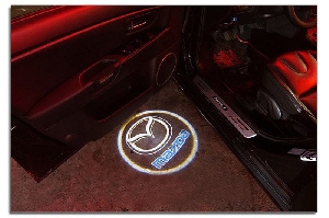 Лазерная проекция логотипа авто 5W(второго поколения) "MAZDA"  