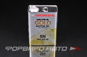 Масло моторное 5W40 4л, ULTRA GOLD SN (с) HONDA 08220-99974
