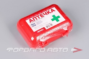 Аптечка автомобильная малая, пластиковый футляр SKYWAY S06601001