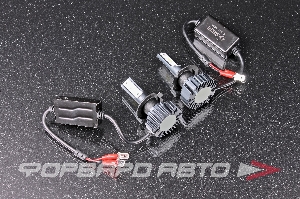 Лампа светодиодная головного света H7 12V  15W, 6000K, с радиатором SARITI F6/H7 12V