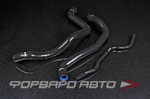 Патрубки радиатора ВАЗ 2190 АКПП силиконовые 34мм, 32мм, 6мм, 3 шт, черные FORA ASHK-2190-1303000