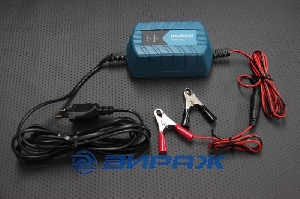 Устройство зарядное универсальное для АКБ 12V зар. ток 2А, до 90Ач  HY 200