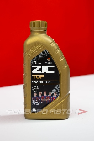 Масло моторное 5W30 1л, TOP PAO SL A3/B4 (c) ZIC 132681
