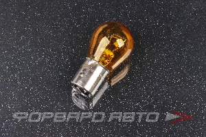 Лампа 12V PY23/8W желтая, без смещения KOITO 4523Y