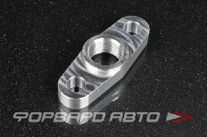 Фланец слива с турбины 3/4-16 алюминиевый (под фитинг ORB8) AB88 