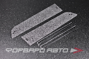 Зимняя заглушка решетки переднего бампера для Renault Logan 2004—2010 РУССКАЯ АРТЕЛЬ ZRRL-038902