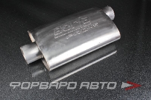 Глушитель Вход = 76 мм Выход = 76 мм Длина = 355 мм * 241 мм * 101 мм, ProXS, Oval 3" Center/Offset BORLA 40359