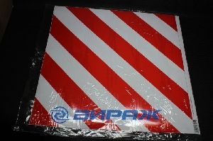 Наклейка "КРУПНОГАБАРИТНЫЙ ГРУЗ" (40*40см) наружная световозвращающая MELCO 