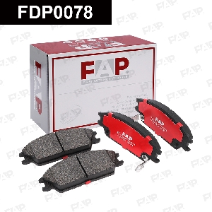 Колодки тормозные FAP FDP0078