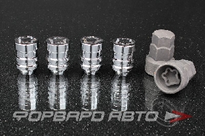 Купить Секретки для колес гайки 12*1,5*32 мм, конуc, тройной никель/хром, ключ 19-21 мм ВЕКТОР 726345F2 Секретки для колес гайки 12*1,5*32 мм, конуc, тройной никель/хром, ключ 19-21 мм ВЕКТОР 726345F2