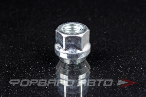 Гайка колеса 1/2"-20*22 UNF конус с выступом, открытая, ключ на 19, цинк ВЕКТОР 400142 Z