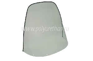 Стекло для снегохода Буран (2мм, h=670мм) + 10см ПОЛИУРЕТАН 50-44-4091Pc