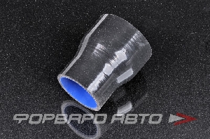 Патрубок силиконовый 57-76 мм, L=100 мм, 4 слоя армировки, чёрный FORA ASHU02-57&gt;76