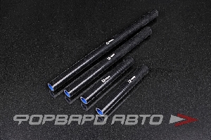 Патрубки отопителя силиконовые 20мм - 2 шт, 19мм - 2 шт,  ВАЗ 2110, 2111, 2112 4 шт, черные, (без тройника) FORA ASHK-2110-8120000