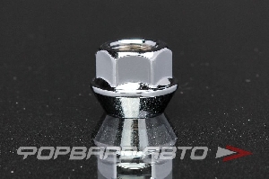 Гайка колеса 12*1,25*17 конус, открытая, ключ на 17, хром TPI B300044N03-ZZ999ZZ