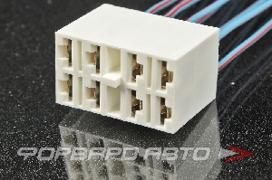 Разъем 8-ми контактный клавишных переключателей (с проводами) CARGEN AX376