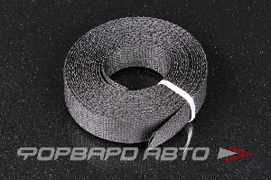 Оплетка 6-12 мм, рулон 3,6 м, черная (Fabric Heat Shrink .472") TECHFLEX 