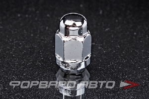 Гайка колеса 12*1,5*35 конус с выступом, ключ на 19 ВЕКТОР 401445 Cr