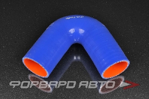 Патрубок силиконовый 61 мм, 135°, L=150*150 мм, синий MELCO 135-61-150-150