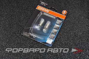 Лампа светодиодная 12V T4W (с цоколем) 6000K OSRAM 3850CW-02B