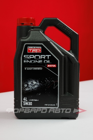 Масло моторное 5W30 4л, TRD SPORT ENGINE OIL GASOLINE ACEA C2 MOTUL 112719