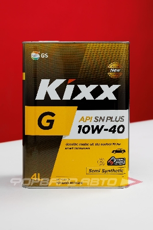 Масло моторное 10W40 4л,  GX5/G Plus SN/SN Plus (п/с) KIXX L210944TR1