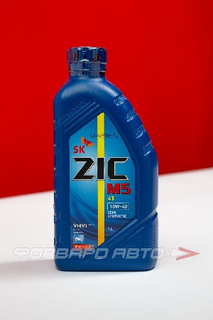 Масло моторное 10W40 1л, 4T M5 MOTO SL (п/с) ZIC 137212